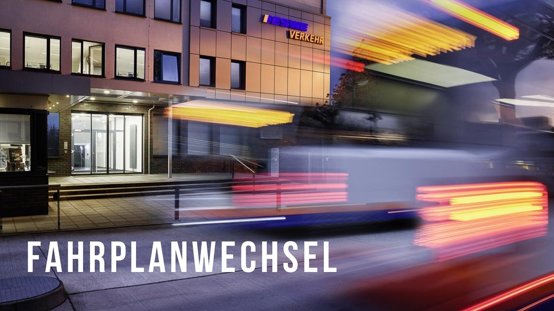 Fahrplanänderungen bei ESWE Verkehr zum 15. Juli 2024