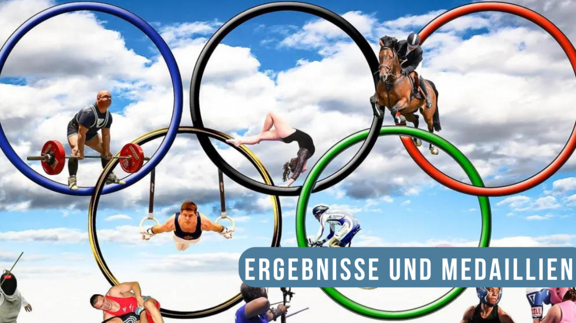 Medaillen und medaillienspielgel zu den Olympischen Sommerspieler 2024 Paris