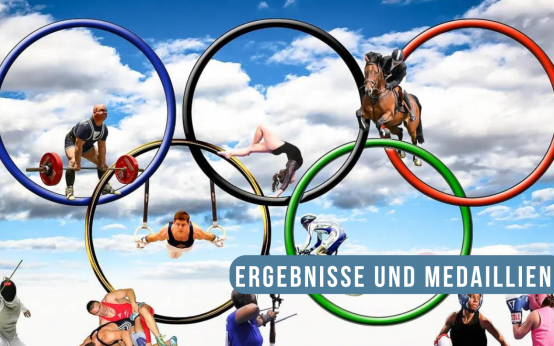 Medaillen und medaillienspielgel zu den Olympischen Sommerspieler 2024 Paris