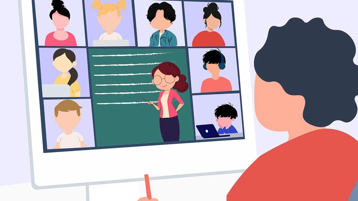 Online- und Hybrid-Sitzungen schematisch dargestellt