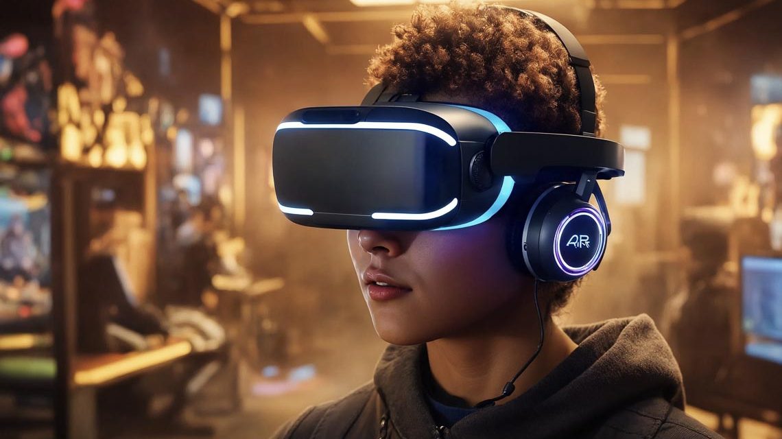 Kind mit virtueller Brille