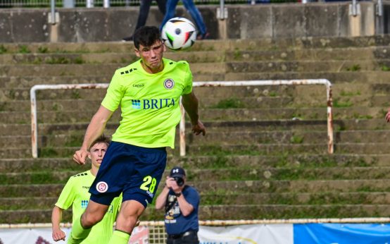 Moritz Flotho im Testspiel gegen den FC Birstadt