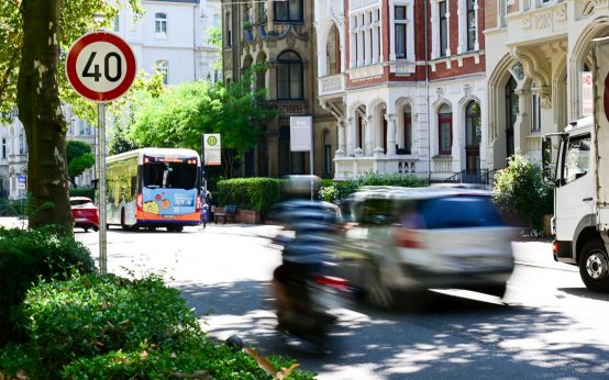 Tempo 40 und Tempo 30 in der Innenstadt.