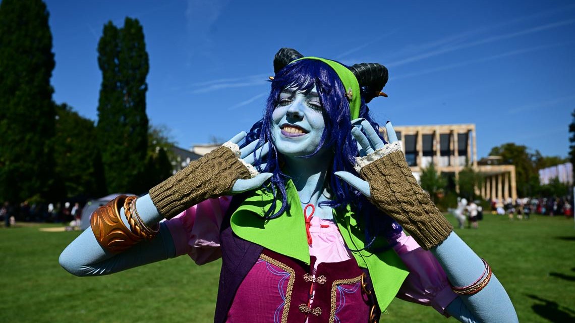 Cosplay: Critical Row aus Stuttgart angereist zur Connichio 2024 in Wiesbaden.