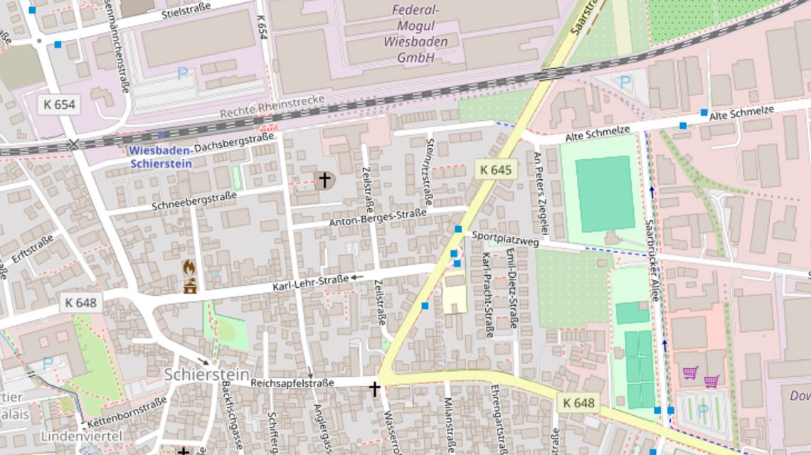 Anton Berges-Straße in Schierstein