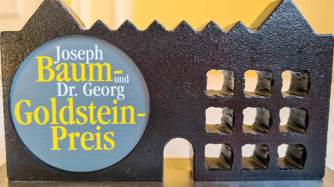 Ausschreibung des Joseph Baum- und Dr. Georg Goldstein-Preises 2025 hat begonnen