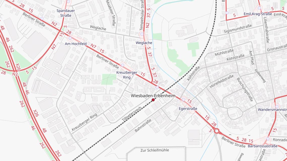 Verkehrsstörungen in Wiesbaden Erbenheim wegen Erbenheimer Kerb