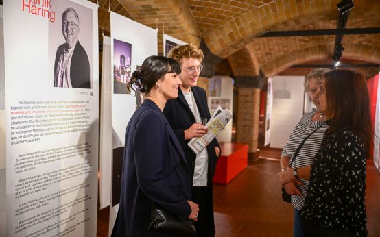 Ausstellungseröffnung Heiße Quellen im Stadtmuseum: Unmittelbar bevor die Türen geöffnet wurden.
