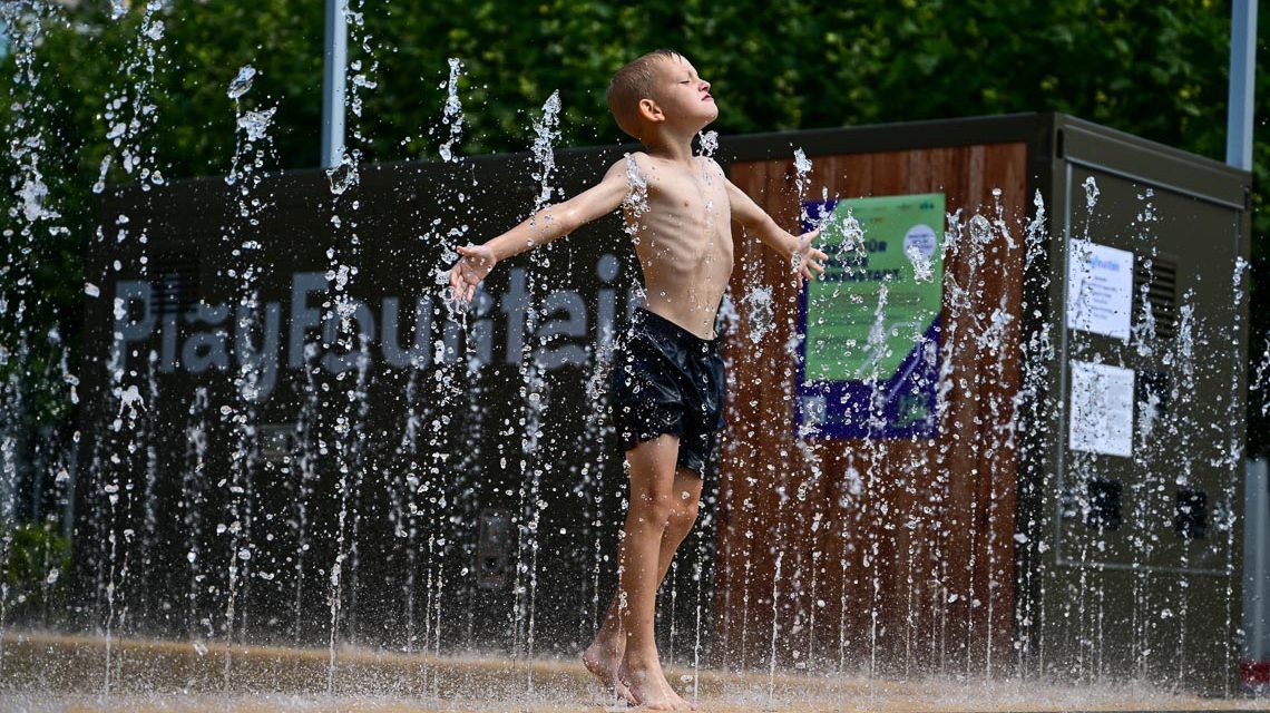 Wasserspiele auf dem Luisenplatz: Wasserspielplatz