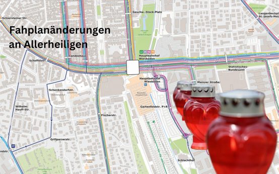 Fahrplan an Allerheiligen, Linie 74