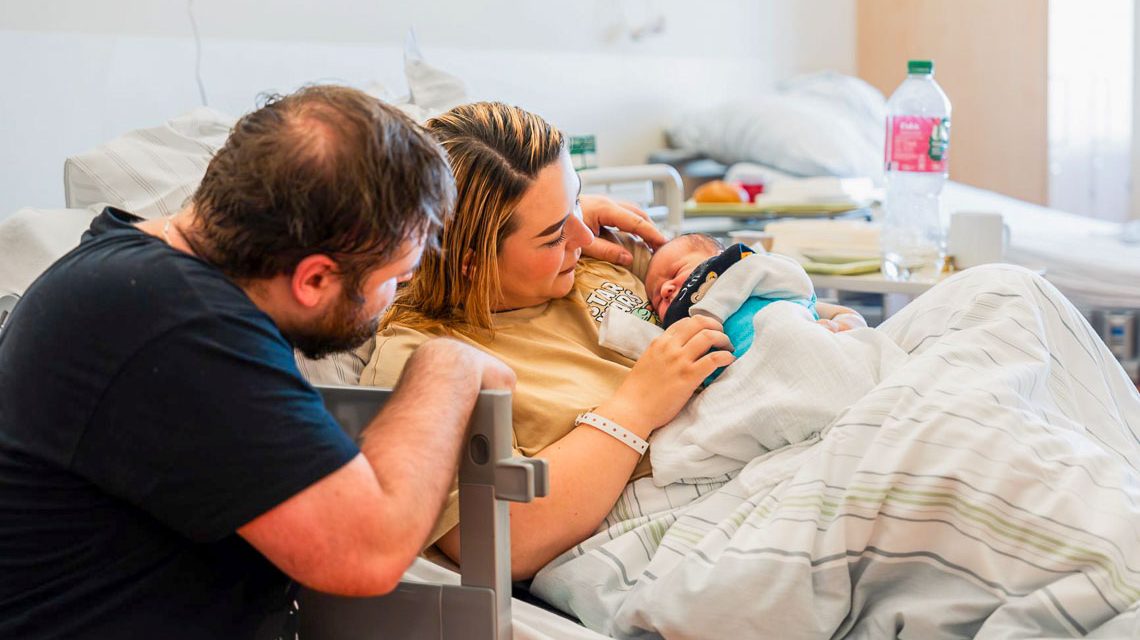 erste Geburt im Mutter-Kind-Zentrum der HSK