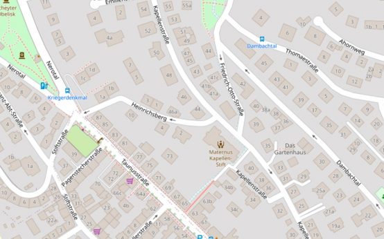 Straße, Heinrichsberg im Stadtteil Nordost