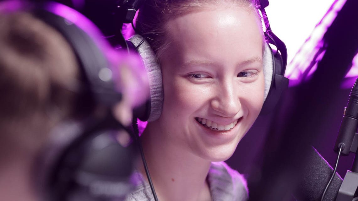 Videocast Produktion im Medienzentrum, studioreif