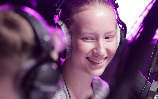 Videocast Produktion im Medienzentrum, studioreif