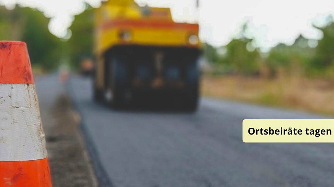 Ortsbeirat Rambach tagt, es geht unter anderem um Asphlatarbeiten im Paffenweg.