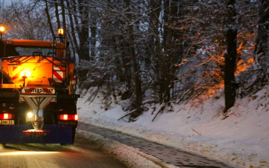 Erster Winterdienst-Einsatz für die ELW.