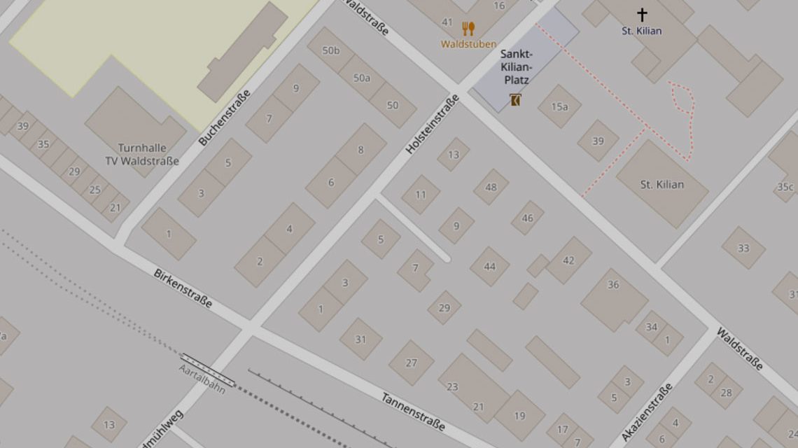 Holsteinstraße in Biebrich