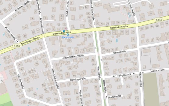 Alban-Köhler-Straße in Wiesbaden Bierstadt