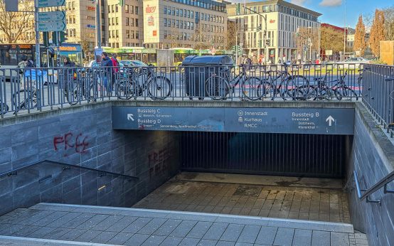 Fußgängerunterführung bleibt gecshlossen