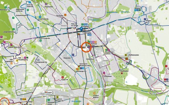 Neuer Interaktiver Liniennetzplan Wiesbaden