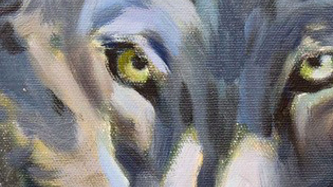 Julia Belot, Ausschnitt aus dem Werk „Wolf"