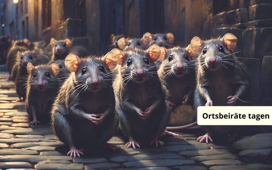 Ratten sitzen auf der Straße und warten... Rattenplage in Wiesbaden?