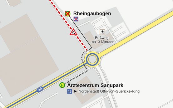 Straße Rheingaubogen in Nordenstadt
