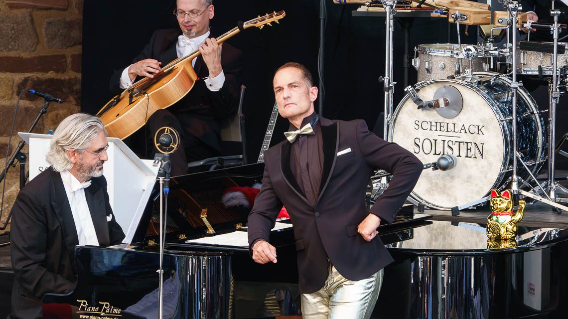 Denis Wittberg bei dem Burgfestspielen in Bad Vilbel.