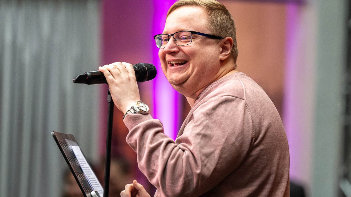 Ingo von Seemen im Theater im Palast in Wiesbaden.