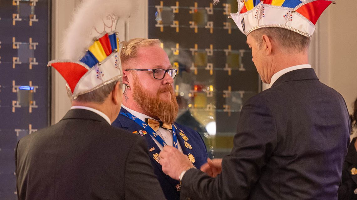 Verleihung der Närrischen Orden im Festsaal des Rathauses.