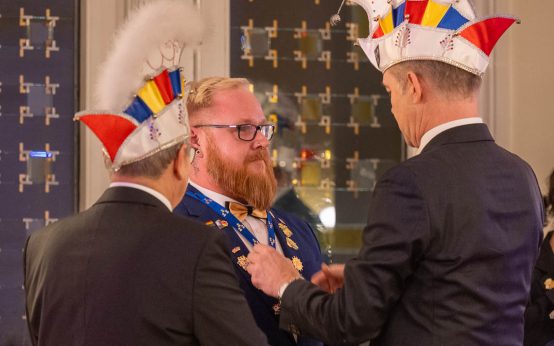 Verleihung der Närrischen Orden im Festsaal des Rathauses.