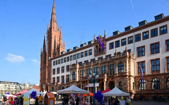 Internationaler Weltfrauentag auf dem Schlossplatz.