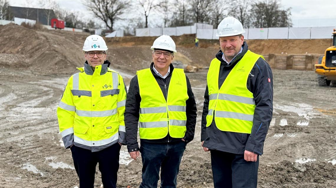 Sportpark Rheinhöhe nimmt Form an: Der Rohbau startet
