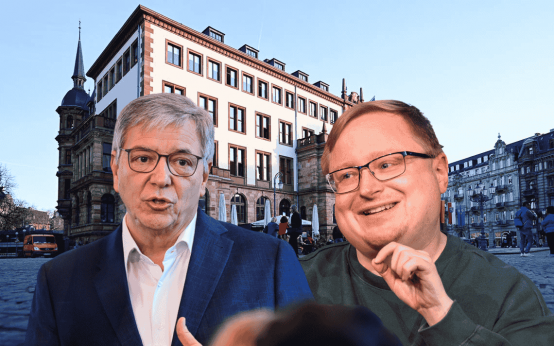 Die Linken, Ingo von Seemen, unterstützen OB Gert-Uwe Mende bei der Stichwahl.