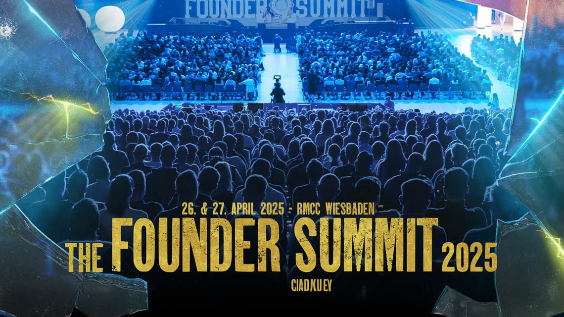 Founder Summit 2025 im Rhein-Main Congress-Center in Wiesbaden.
