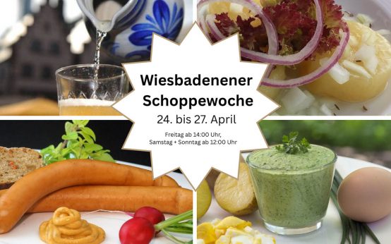 Wiesbadener Schoppetage auf dem Schlossplatz.