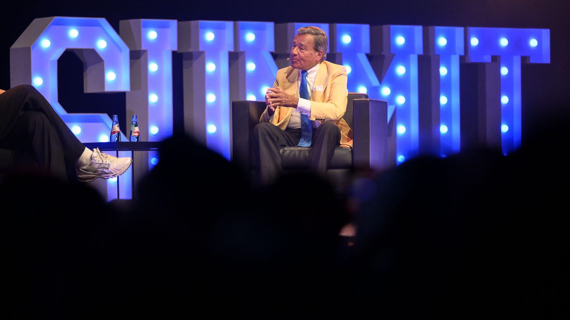 Unternehmer Wolfgang Grupp auf der Main Stage der Founder Summit 2025.