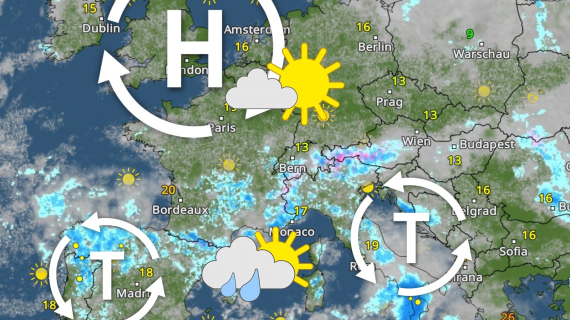 Der Süden zu nass, der Norden zu trocken Die Wetterlage in Eurpoa.