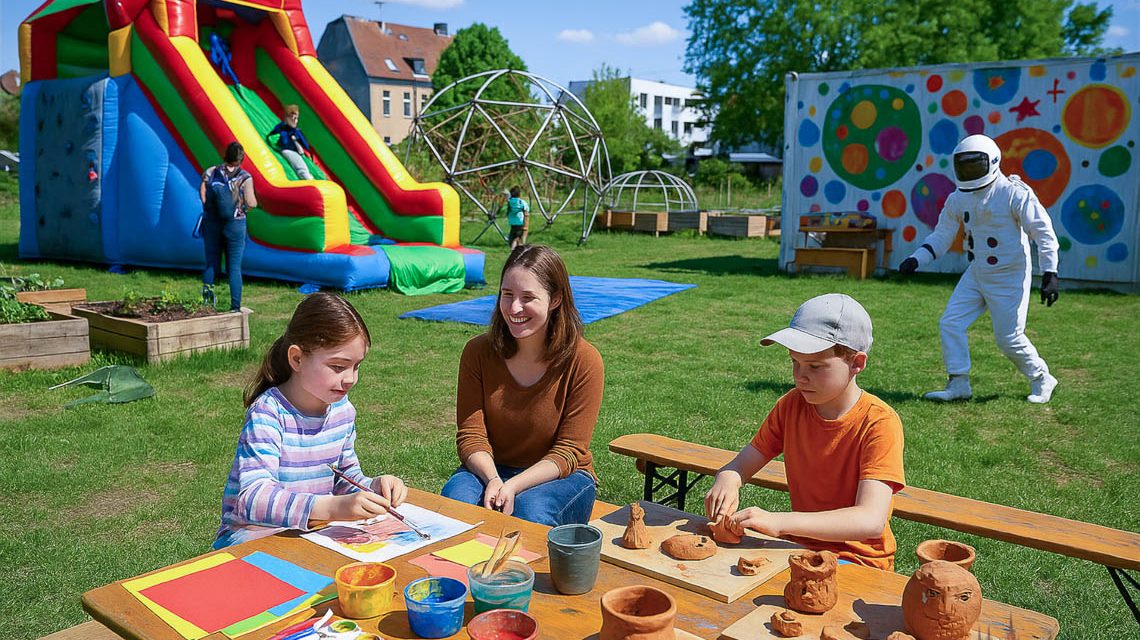 Jugendpavillion Krautgarten Frühlingsfest.