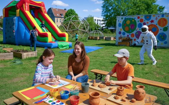 Jugendpavillion Krautgarten Frühlingsfest.