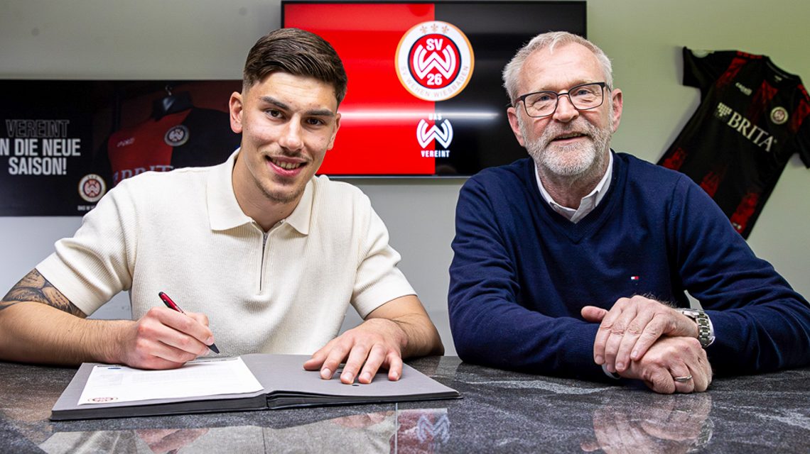 Torwart Noah Brdar verlängert Vertrag beim SV Wehen Wiesbaden bis 2028.
