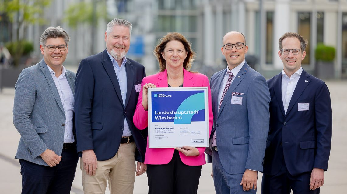 Preisverleihung der Vital-City-Award in Köln.