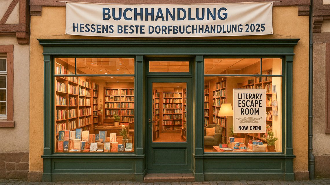 Die Umstädter Bücherkiste in Groß-Umstadt – Hessens beste Dorfbuchhandlung 2025 – begeistert mit Veranstaltungen, Leseförderung und einem einzigartigen literarischen Escape Room.