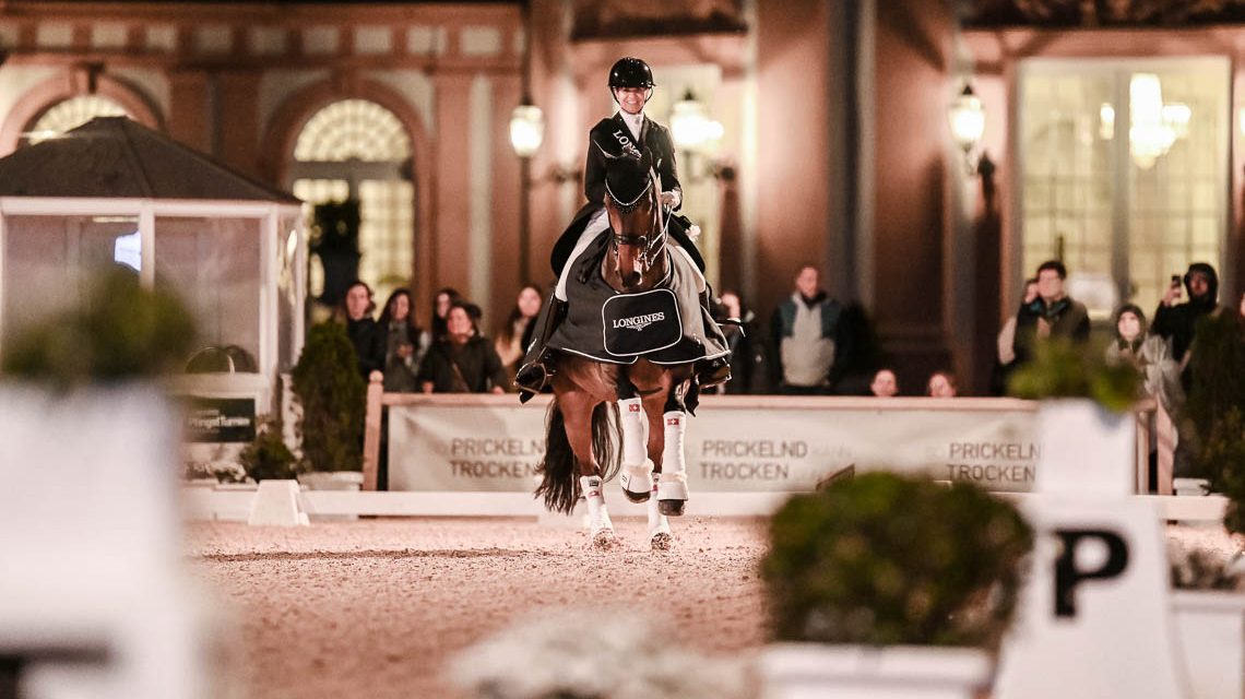a Neuhauser (SUI) erfüllt sich einen Traum und gewinnt mit Rockson die LONGINES Grand Prix Kür präsentiert von CDI4* am Sonntagabend