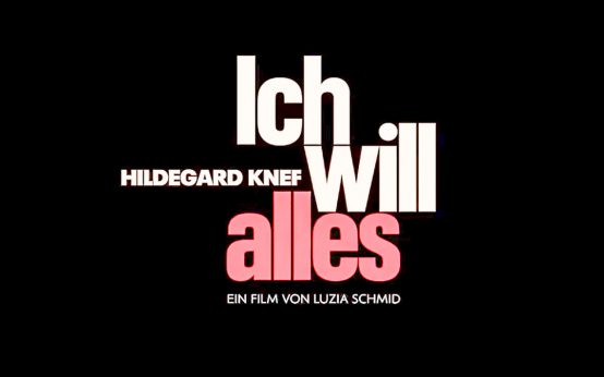 Ich will alles, Ein Film mit Hildegard Knef