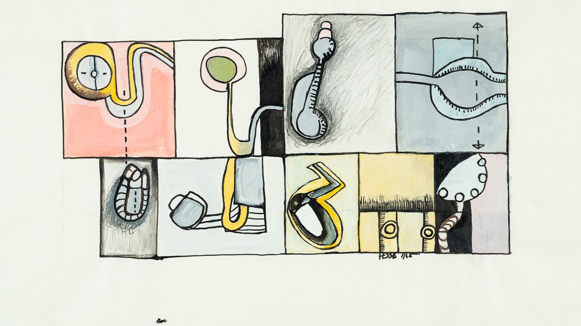 Eva Hesse Ohne Titel, 1965 Tempera und Gouache auf Papier