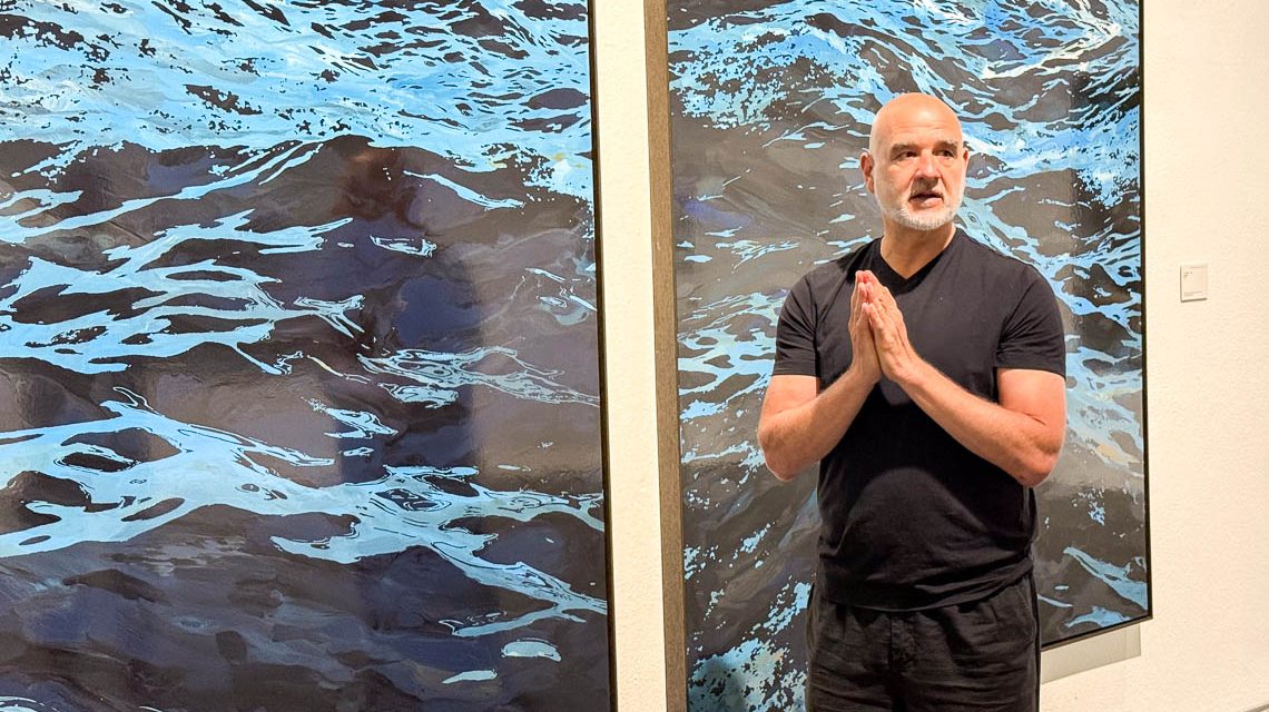 Sven Drühl erklärt seine Ausstellung: Sven Drühl – Remix der Romantik.