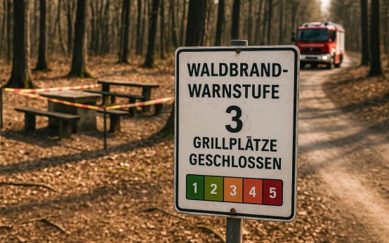 Wiesbaden senkt die Waldbrand-Warnstufe.