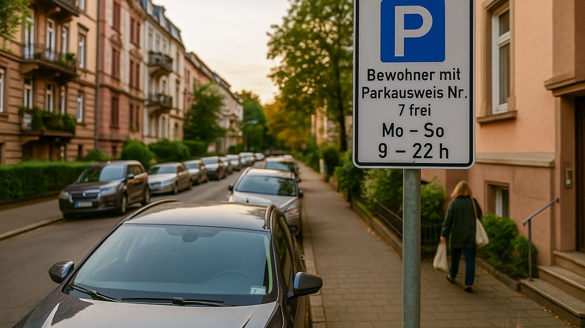 Weniger Parkstress, mehr Lebensqualität: Wiesbaden bilanziert Bewohnerparken.