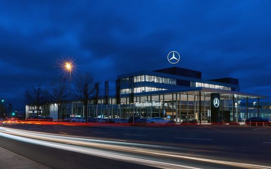 Mercedes Benz i Wiesbaden und Mainz.